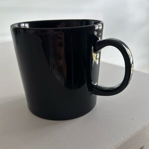 Iittala Teema Black Minimalist Coffee Mug
